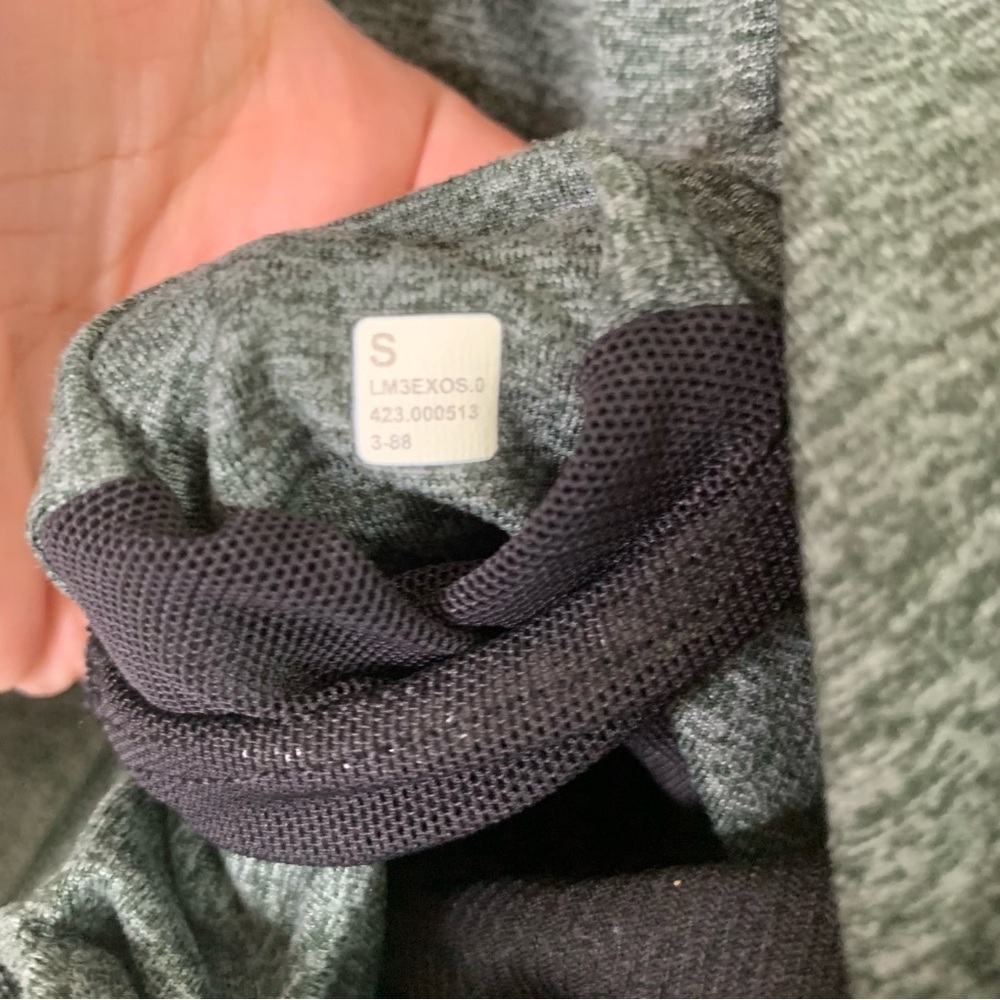 Lululemon Mens green soft jersey pull over hoodie S - Picture 6 of 9